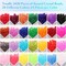 1820 Pieces Crystal Beads for Jewelry Making, Crystal Acrylic Beads Faceted Jewelry Beads Bicone Gem Beads for Jewelry Making (6 MM)